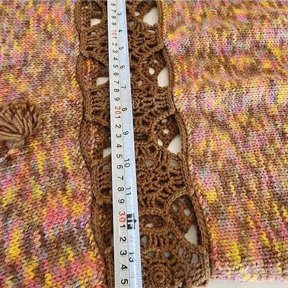 Handknit wool dress tunic - Picture 7 of 8